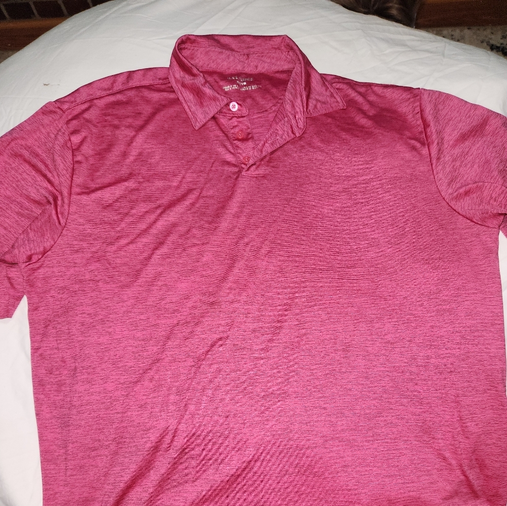 Men's Magenta Black Clover Shirt
